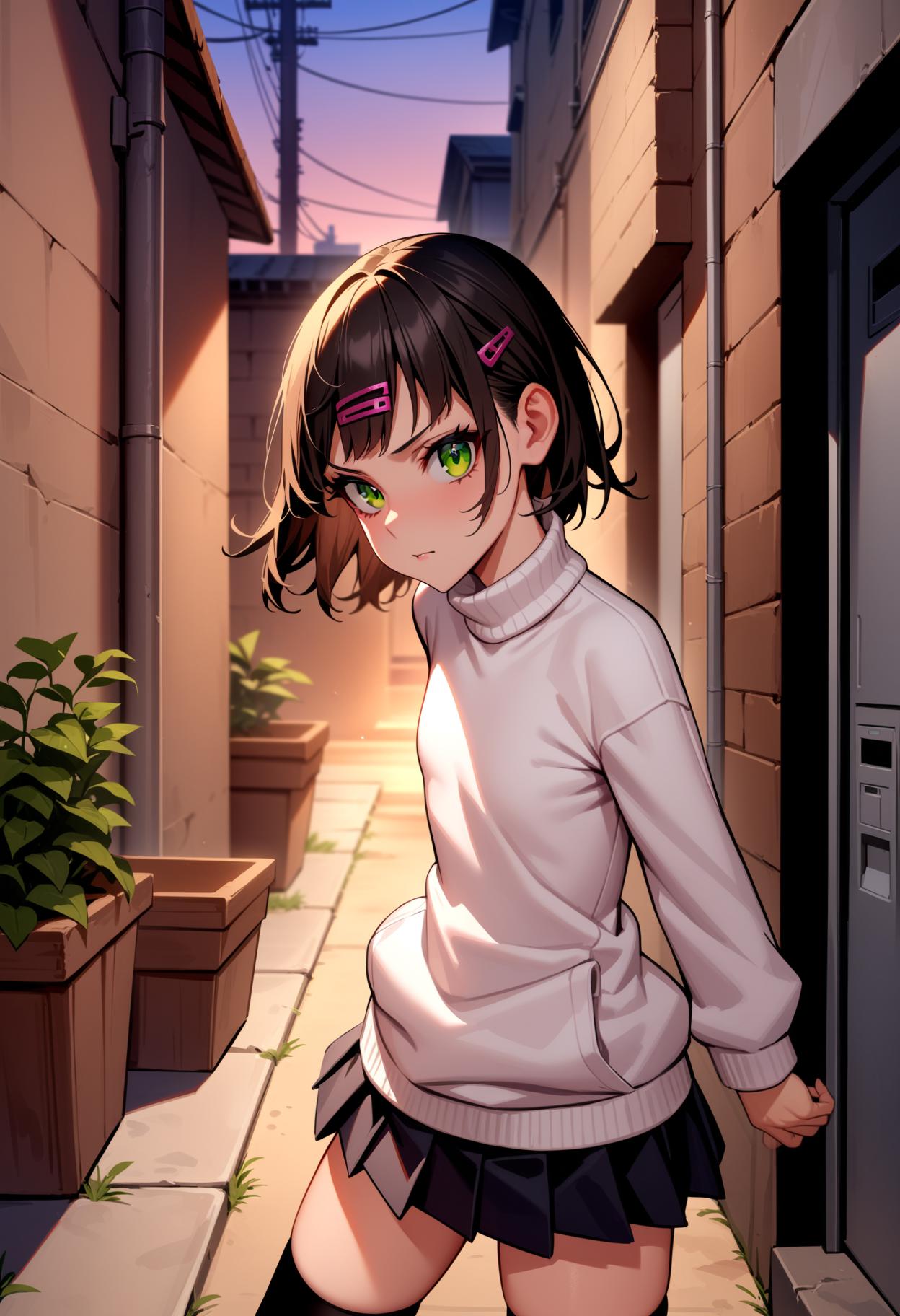 少女 少女と裏路地シリーズ As109 (Shoujo to Uraroji) by sg5e2 on Tensor.Art