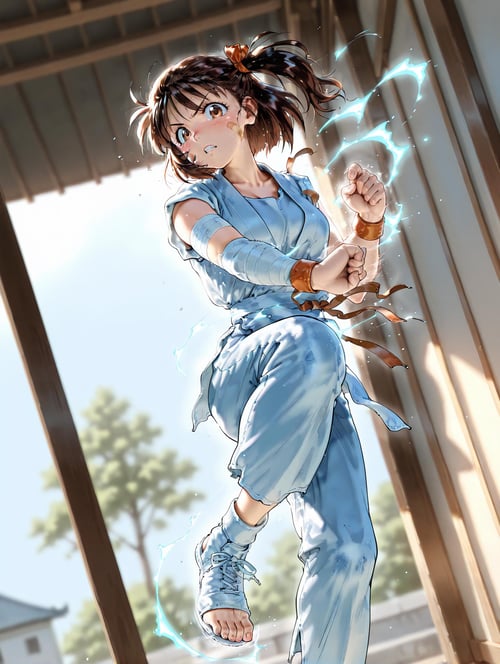 【Illustrious】出雲 良子 ワールドヒーローズ  (izumo ryouko) (WORLD HEROES) by sg5e2 on Tensor.Art