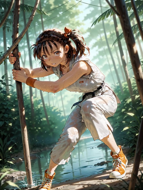 【Illustrious】出雲 良子 ワールドヒーローズ  (izumo ryouko) (WORLD HEROES) by sg5e2 on Tensor.Art