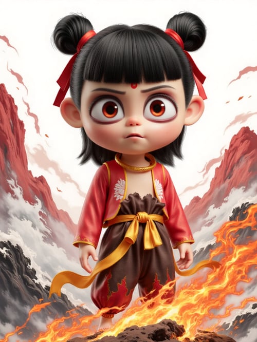 Nezha哪吒 by SuperRedPig on Tensor.Art