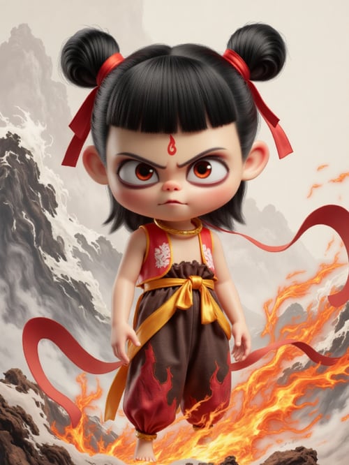 Nezha哪吒 by SuperRedPig on Tensor.Art
