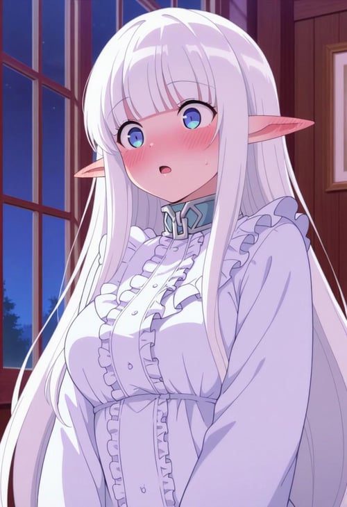 Nephelia | An Archdemon's Dilemma: How to Love Your Elf Bride | 魔王の俺が奴隷エルフを嫁にしたんだが、どう愛でればいい? by duongve13112002 on Tensor.Art