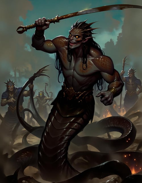 Naga-Lamia Concept by Ortelassa on Tensor.Art