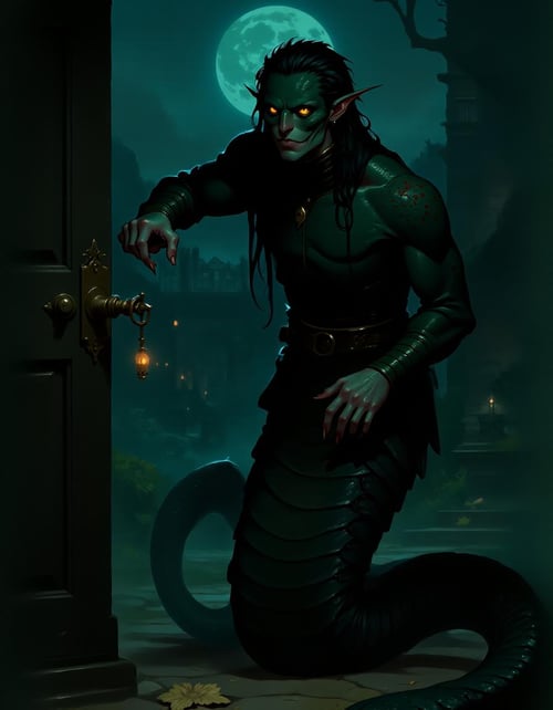 Naga-Lamia Concept by Ortelassa on Tensor.Art