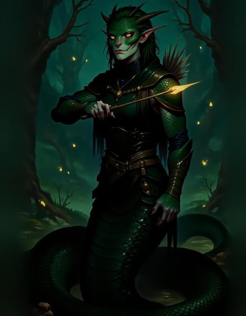 Naga-Lamia Concept by Ortelassa on Tensor.Art