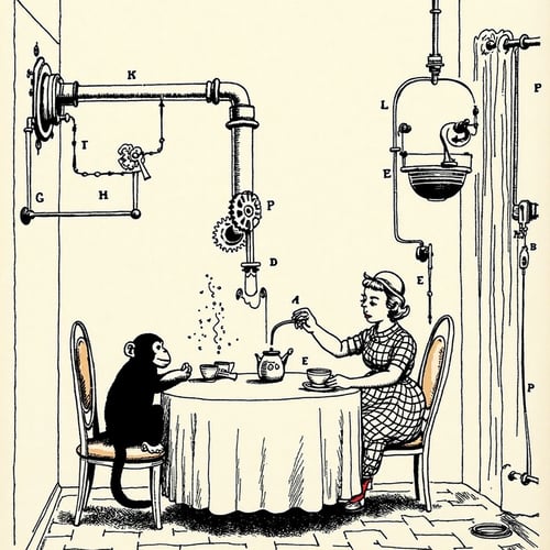 Rube Goldberg 1 CapD6Cos5 2025-02-10 23:04:13 by NobodyButMeow on Tensor.Art