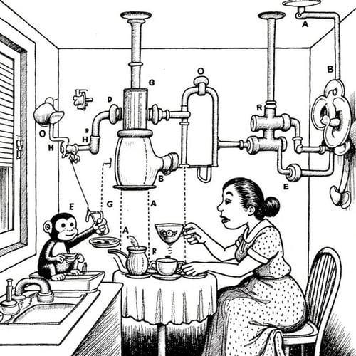 Rube Goldberg 1 CapD6Cos5 2025-02-10 23:04:13 by NobodyButMeow on Tensor.Art
