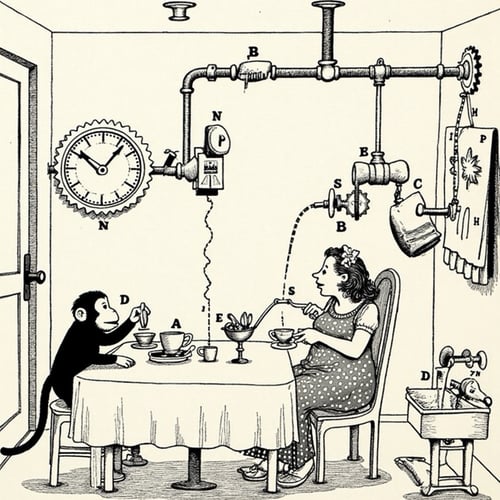 Rube Goldberg 1 CapD6Cos5 2025-02-10 23:04:13 by NobodyButMeow on Tensor.Art