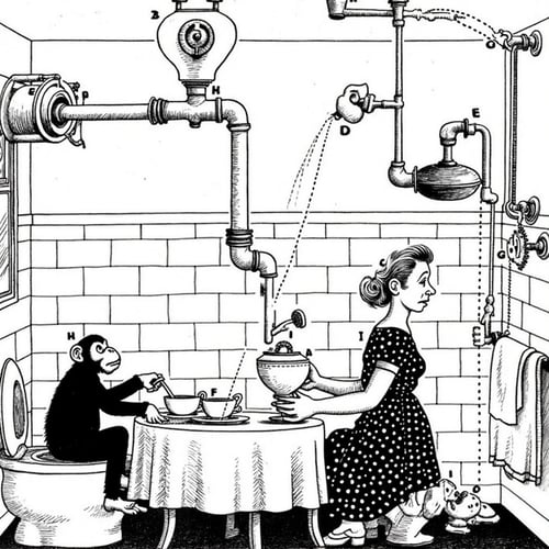 Rube Goldberg 1 CapD6Cos5 2025-02-10 23:04:13 by NobodyButMeow on Tensor.Art