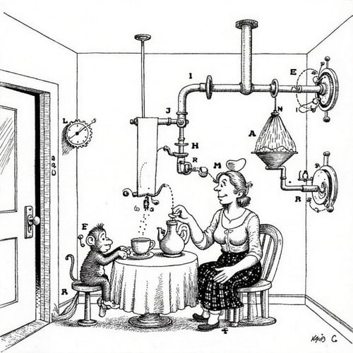 Rube Goldberg 1 CapD6Cos5 2025-02-10 23:04:13 by NobodyButMeow on Tensor.Art