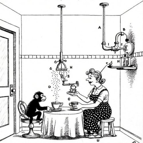 Rube Goldberg 1 CapD6Cos5 2025-02-10 23:04:13 by NobodyButMeow on Tensor.Art