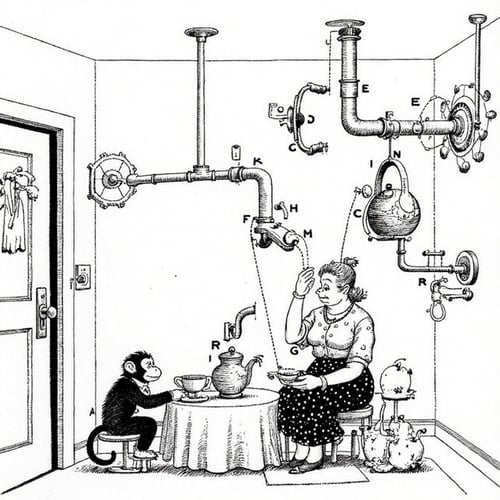 Rube Goldberg 1 CapD6Cos5 2025-02-10 23:04:13 by NobodyButMeow on Tensor.Art