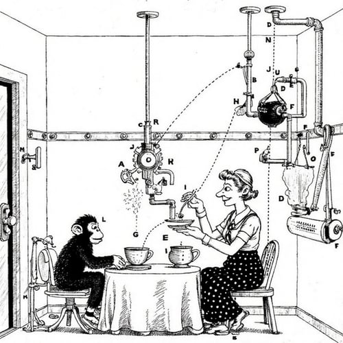 Rube Goldberg 1 CapD6Cos5 2025-02-10 23:04:13 by NobodyButMeow on Tensor.Art