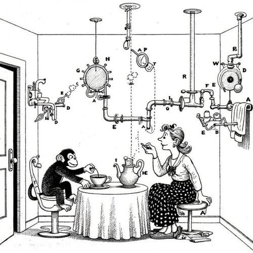 Rube Goldberg 1 CapD6Cos5 2025-02-10 23:04:13 by NobodyButMeow on Tensor.Art