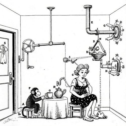 Rube Goldberg 1 CapD6Cos5 2025-02-10 23:04:13 by NobodyButMeow on Tensor.Art