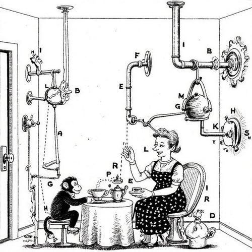 Rube Goldberg 1 CapD6Cos5 2025-02-10 23:04:13 by NobodyButMeow on Tensor.Art