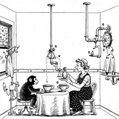 Rube Goldberg 1 CapD6Cos5 2025-02-10 23:04:13 by NobodyButMeow on Tensor.Art