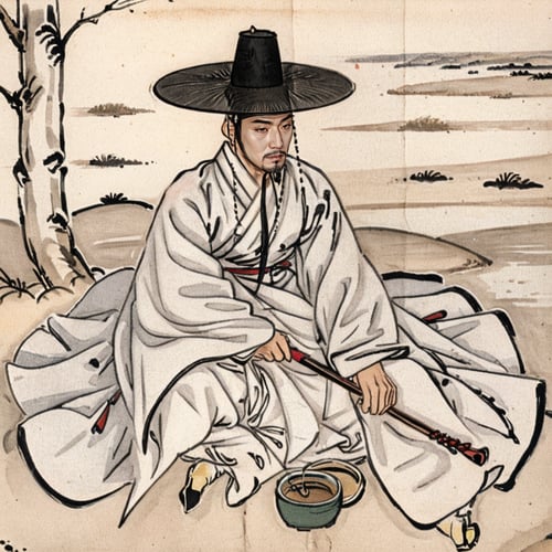 Male Hanbok | Korean clothing by Hanneken0130 on Tensor.Art
