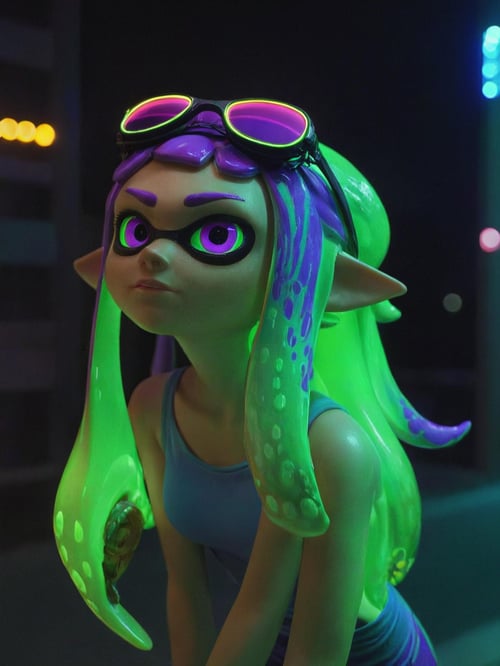 Splatoon Inkling Pony LoCon by AIArstChannel on Tensor.Art