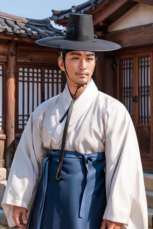 Male Hanbok | Korean clothing by Hanneken0130 on Tensor.Art