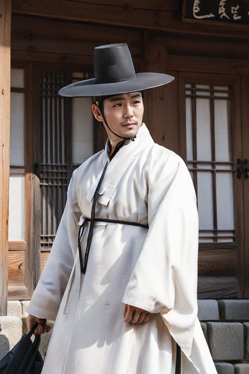 Male Hanbok | Korean clothing by Hanneken0130 on Tensor.Art