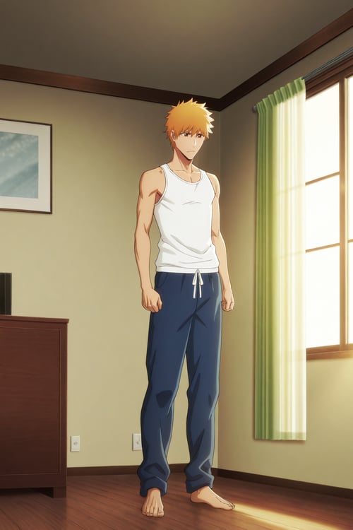 Ichigo Kurosaki & Isshin Kurosaki - Bleach [Commis by 25kkai on Tensor.Art