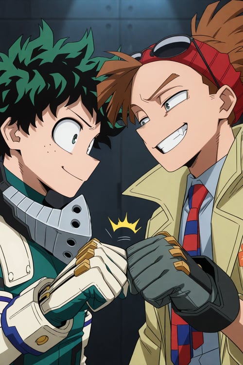 Izuku Midoriya & Rody Soul Hero Academia Commissio by 25kkai on Tensor.Art