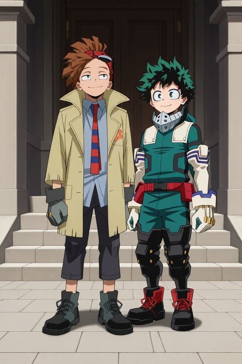 Izuku Midoriya & Rody Soul Hero Academia Commissio by 25kkai on Tensor.Art