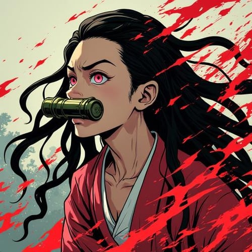 Nezuko Kamado from Demon Slayer by Kuritsutian on Tensor.Art