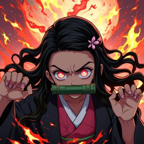 Nezuko Kamado from Demon Slayer by Kuritsutian on Tensor.Art