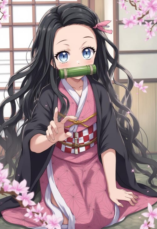 Nezuko Kamado from Demon Slayer by Kuritsutian on Tensor.Art