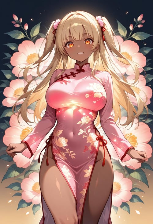 Glowing Cheongsam(China Dress) by goto_ai on Tensor.Art