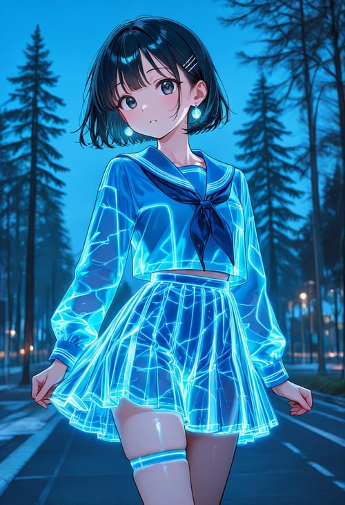 Luminous Line Outfit by goto_ai on Tensor.Art