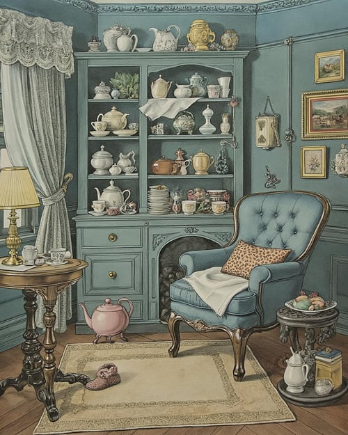 Wizard's Dreamy Vista - Soft Color Pencil Drawings by Wizard Whitebeard on Tensor.Art
