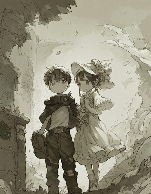 Tsukushi Akihito (つくしあきひと) general artstyle (Made in Abyss, Manga, Pixiv, Doujin, etc) by stahlregen on Tensor.Art