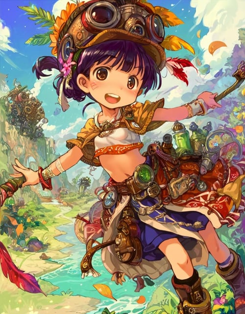 Tsukushi Akihito (つくしあきひと) general artstyle (Made in Abyss, Manga, Pixiv, Doujin, etc) by stahlregen on Tensor.Art
