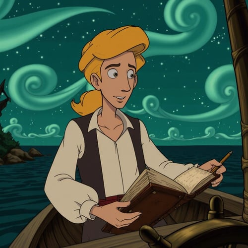 90s Video Game Animation / Cartoon Art Style - Bill Tiller / Lucas Arts [Flux] by PrimeDM on Tensor.Art