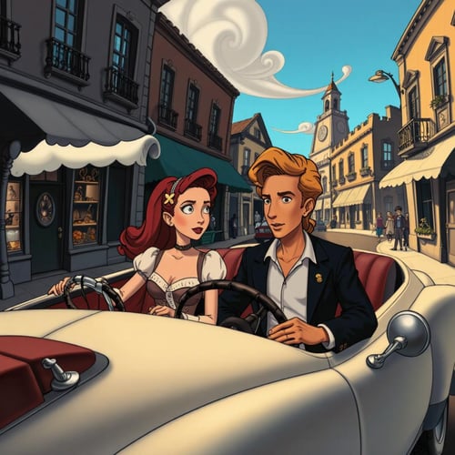 90s Video Game Animation / Cartoon Art Style - Bill Tiller / Lucas Arts [Flux] by PrimeDM on Tensor.Art