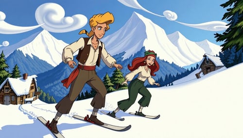 90s Video Game Animation / Cartoon Art Style - Bill Tiller / Lucas Arts [Flux] by PrimeDM on Tensor.Art