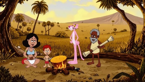 90s Cartoon Adventure Game Style - Pink Panther [Flux] by PrimeDM on Tensor.Art