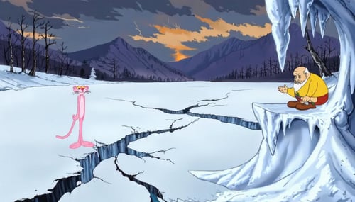 90s Cartoon Adventure Game Style - Pink Panther [Flux] by PrimeDM on Tensor.Art