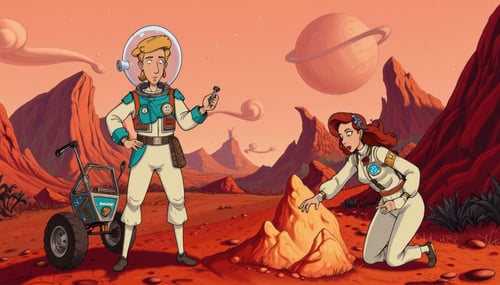 90s Video Game Animation / Cartoon Art Style - Bill Tiller / Lucas Arts [Flux] by PrimeDM on Tensor.Art