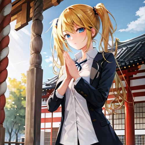 Asian-style temple background by Kojimbo on Tensor.Art