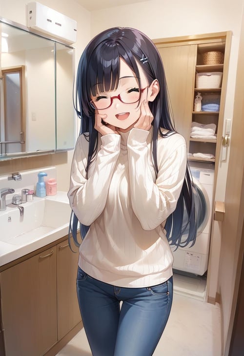日本の住宅の洗面所 Washrooms in Japanese Houses PONY by swingwings on Tensor.Art