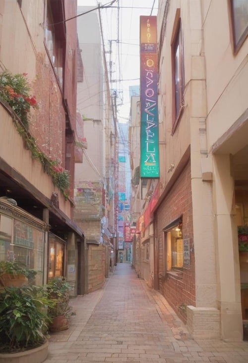 ラブホテル街の風景 / Scenery of love hotel PONY by swingwings on Tensor.Art