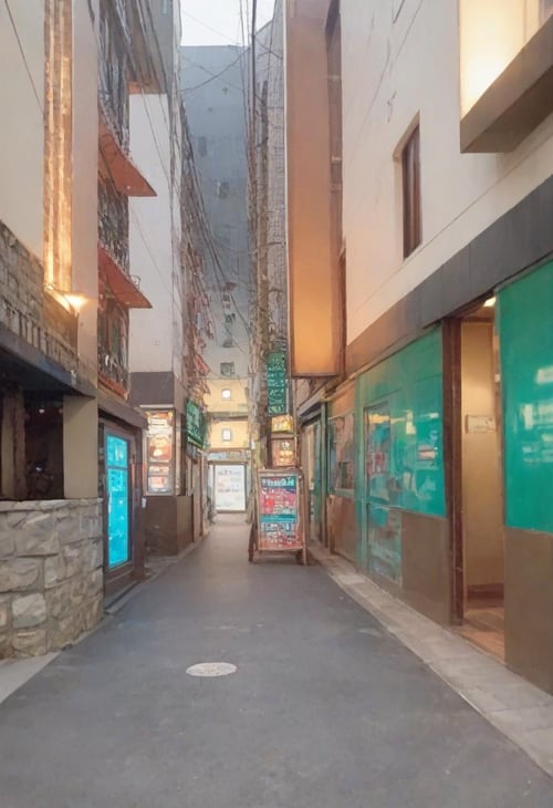 ラブホテル街の風景 / Scenery of love hotel PONY by swingwings on Tensor.Art