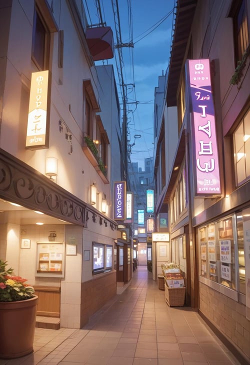 ラブホテル街の風景 / Scenery of love hotel PONY by swingwings on Tensor.Art