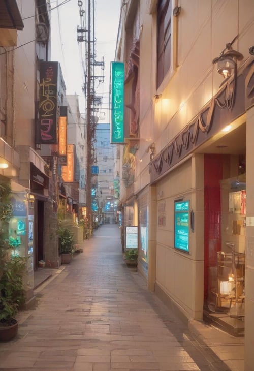 ラブホテル街の風景 / Scenery of love hotel PONY by swingwings on Tensor.Art