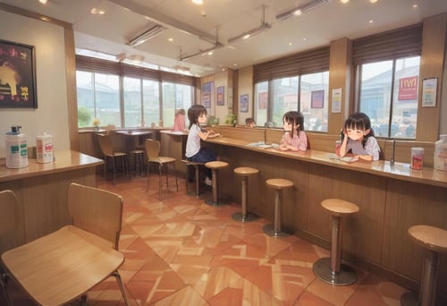 burger shop M3 (indoors) / PONY by swingwings on Tensor.Art