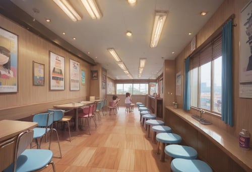 burger shop M3 (indoors) / PONY by swingwings on Tensor.Art